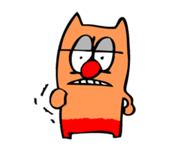 Colorful cat Sticker sticker #878668