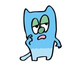 Colorful cat Sticker sticker #878672