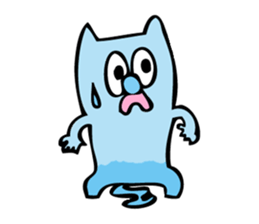 Colorful cat Sticker sticker #878673