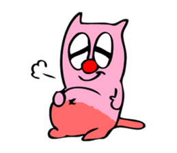 Colorful cat Sticker sticker #878676