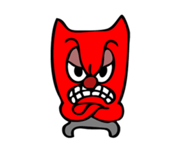 Colorful cat Sticker sticker #878678