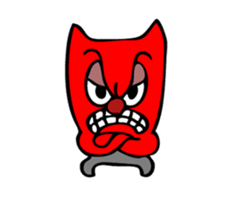 Colorful cat Sticker sticker #878678