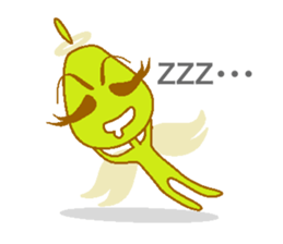 Pear of an angel and the devil sticker #880161