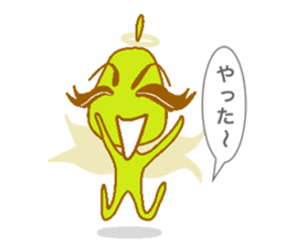 Pear of an angel and the devil sticker #880166