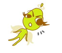 Pear of an angel and the devil sticker #880168