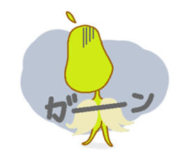 Pear of an angel and the devil sticker #880173