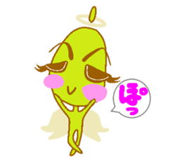 Pear of an angel and the devil sticker #880176