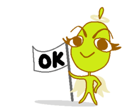 Pear of an angel and the devil sticker #880178