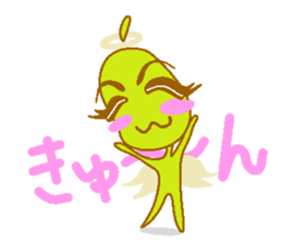 Pear of an angel and the devil sticker #880195