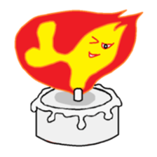 Candlelight sticker #880240