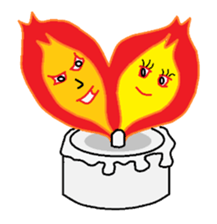 Candlelight sticker #880248
