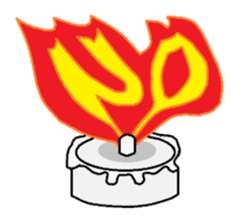 Candlelight sticker #880251