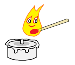 Candlelight sticker #880254