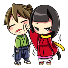 Samurai and princess