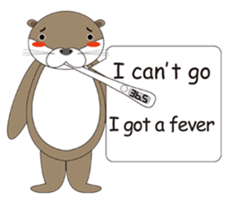 Rotter Otter English version sticker #880439