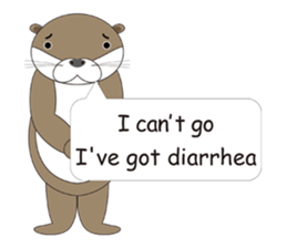 Rotter Otter English version sticker #880440