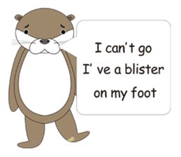 Rotter Otter English version sticker #880441