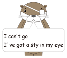 Rotter Otter English version sticker #880442