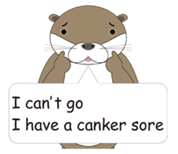Rotter Otter English version sticker #880443