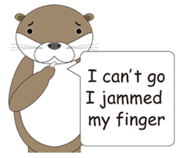 Rotter Otter English version sticker #880444