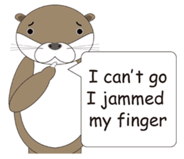 Rotter Otter English version sticker #880444