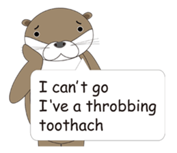 Rotter Otter English version sticker #880445