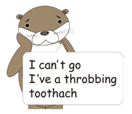 Rotter Otter English version sticker #880445