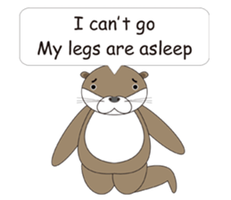 Rotter Otter English version sticker #880449