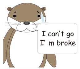 Rotter Otter English version sticker #880453