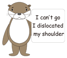 Rotter Otter English version sticker #880454