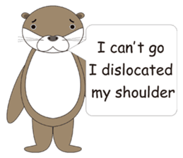 Rotter Otter English version sticker #880454