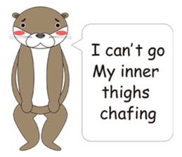 Rotter Otter English version sticker #880455