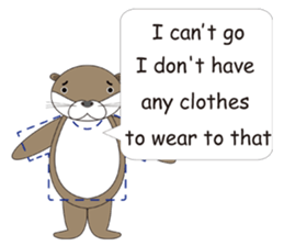 Rotter Otter English version sticker #880456