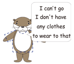 Rotter Otter English version sticker #880456