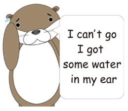 Rotter Otter English version sticker #880457
