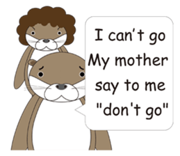 Rotter Otter English version sticker #880458