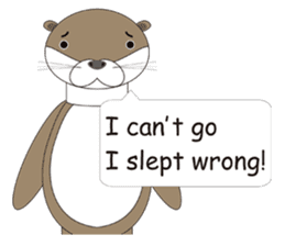 Rotter Otter English version sticker #880461