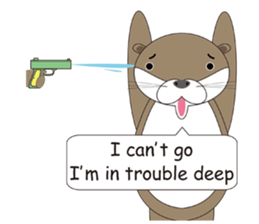 Rotter Otter English version sticker #880464