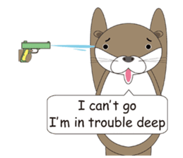 Rotter Otter English version sticker #880464