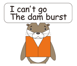 Rotter Otter English version sticker #880465