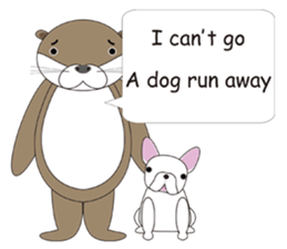 Rotter Otter English version sticker #880466