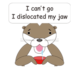 Rotter Otter English version sticker #880467