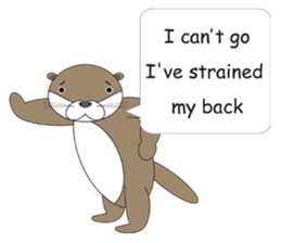 Rotter Otter English version sticker #880468