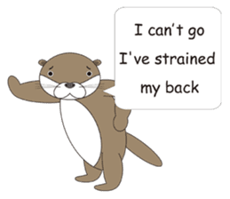 Rotter Otter English version sticker #880468