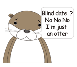 Rotter Otter English version sticker #880470