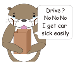 Rotter Otter English version sticker #880475