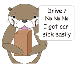 Rotter Otter English version sticker #880475