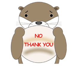 Rotter Otter English version sticker #880476