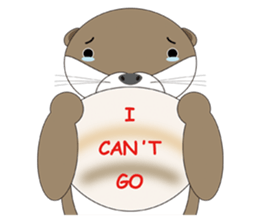 Rotter Otter English version sticker #880477