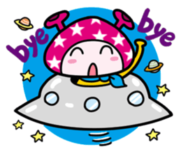 A creature from outer space: Popo sticker #880959